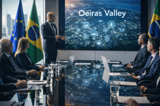 A Missão Empresarial Europeia apresenta no Brasil o ecossistema de inovação do Oeiras Valley, destaca Paulo Roberto Gomes Fernandes.