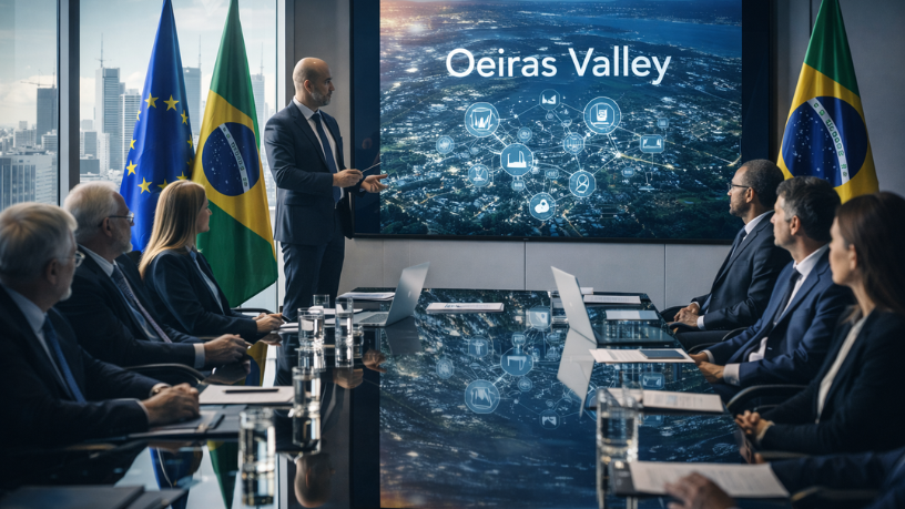 A Missão Empresarial Europeia apresenta no Brasil o ecossistema de inovação do Oeiras Valley, destaca Paulo Roberto Gomes Fernandes.