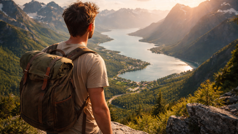 Vitor Barreto Moreira destaca a importância de viajar para ampliar a visão de mundo.
